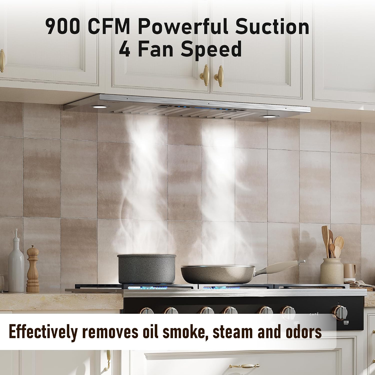 IKTCH 36 inch Built-in/Insert Range Hood 900 CFM, (IKB01-36