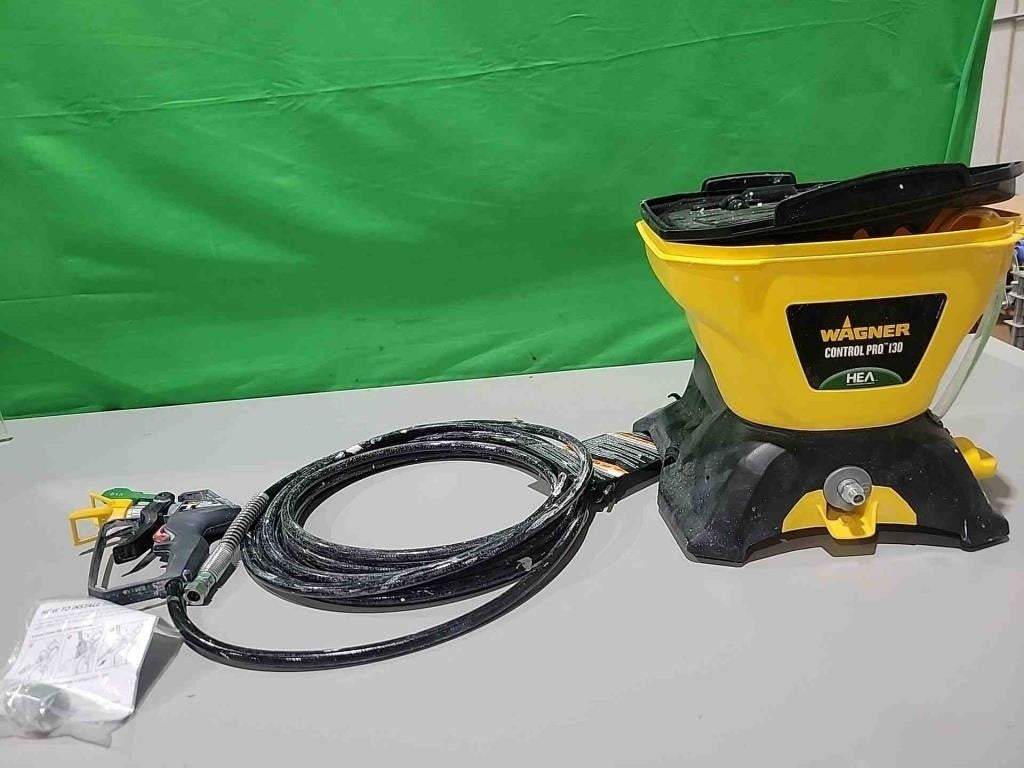 Wagner Control Pro 130 airless paint sprayer with a 1.5-gallon tank capacity