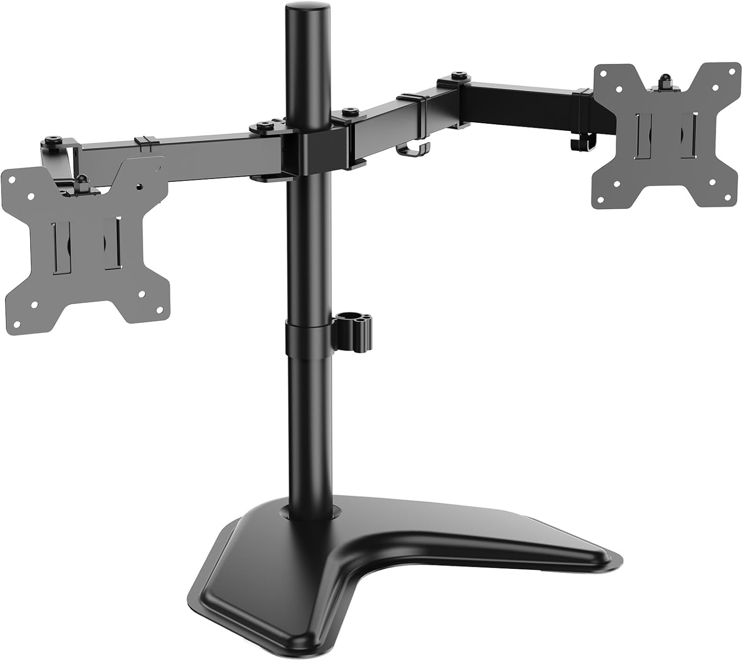 WALI Dual Monitor Arm up to 27 inch, (MF002), Black