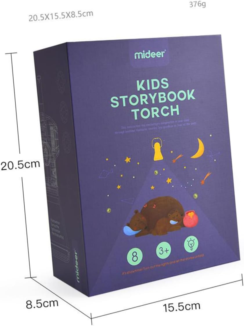 Roll over image to zoom in CORHAD Baby Mini Theater Projector Light 8-in-1 Storybook