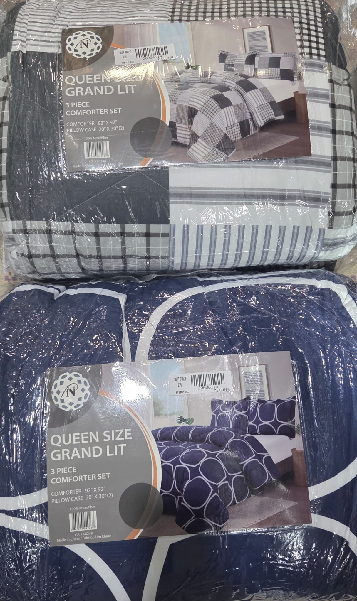 COMFORTER SIZE QUEEN