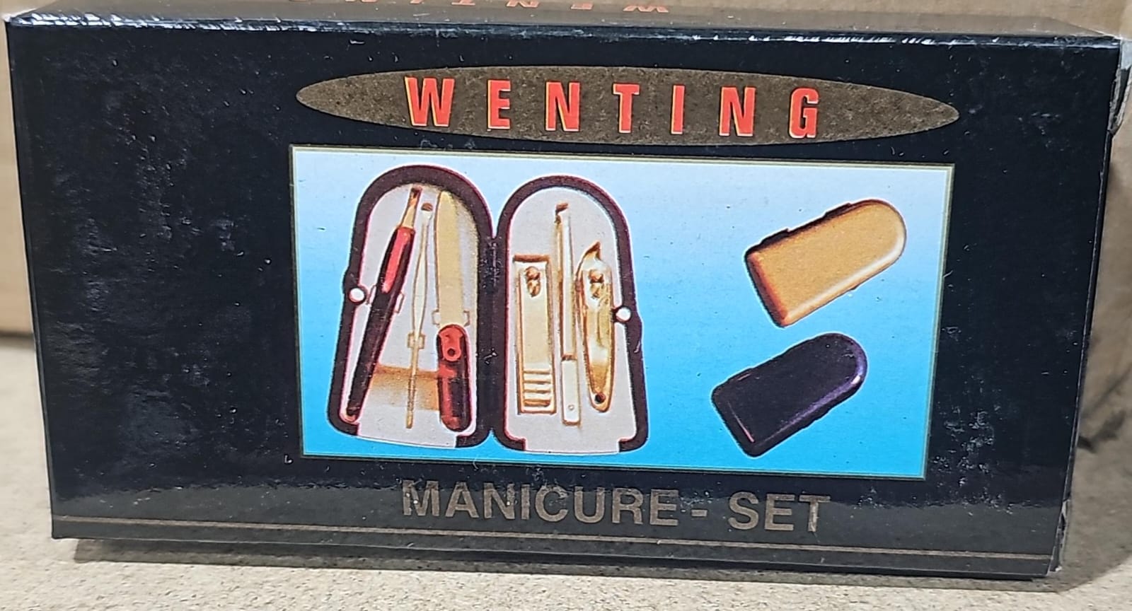 Professional 6 in 1 Tourist Manicure Kit Set with ABS Box