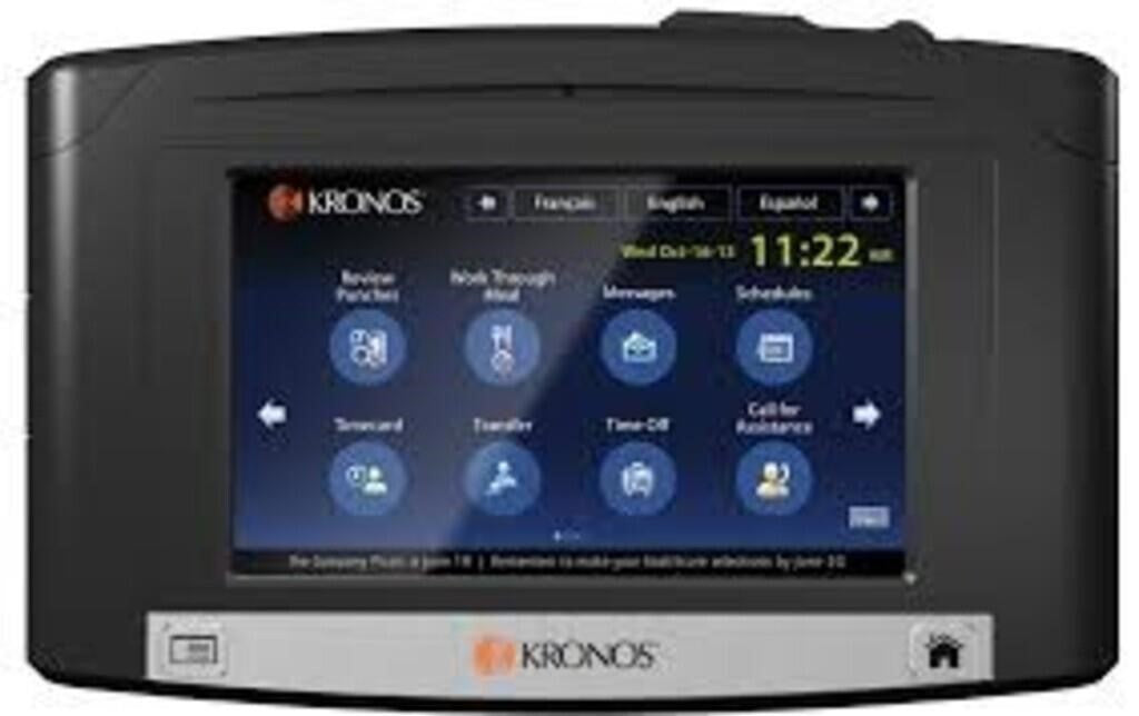 Kronos 8609100-403 NAS Time Clock InTouch 9100