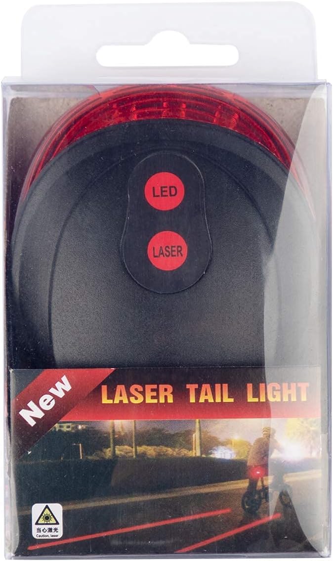 Bike Cycling 7 Flash Modes Red Lights Waterproof