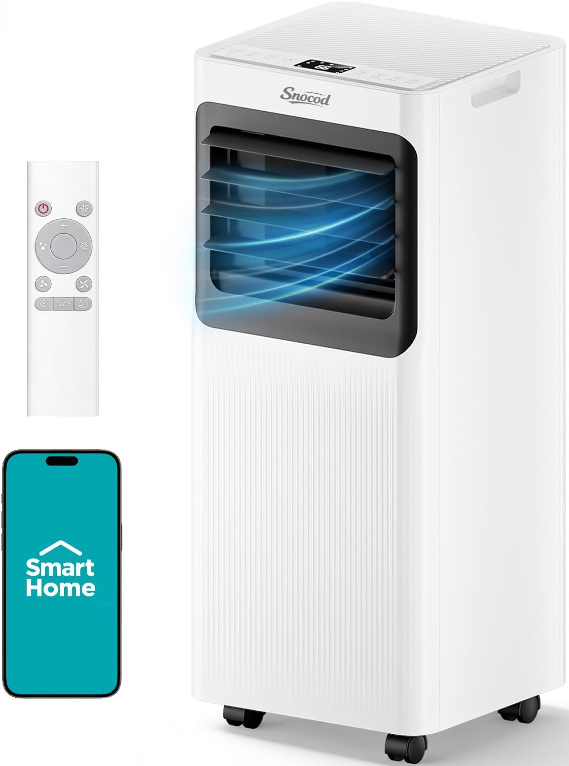 SNOCOD 16000 BTU Portable Air Conditioners, Unit for Large Rooms Up to 750 Sq. Ft,
