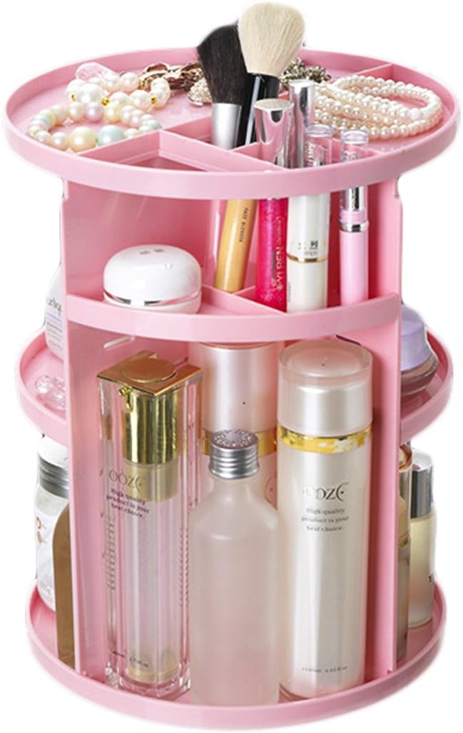 360 Degree Rotating Adjustable Multi-Function Cosmetic Organiser