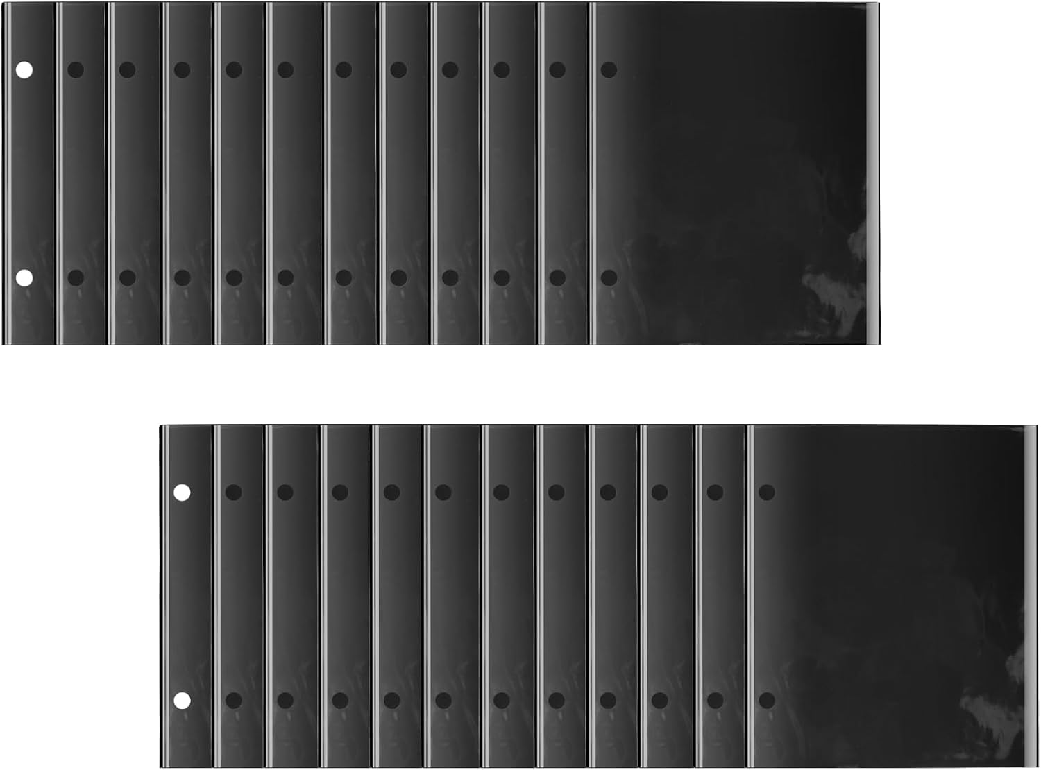 24 Pieces Black Flip Folio Marching Band Music