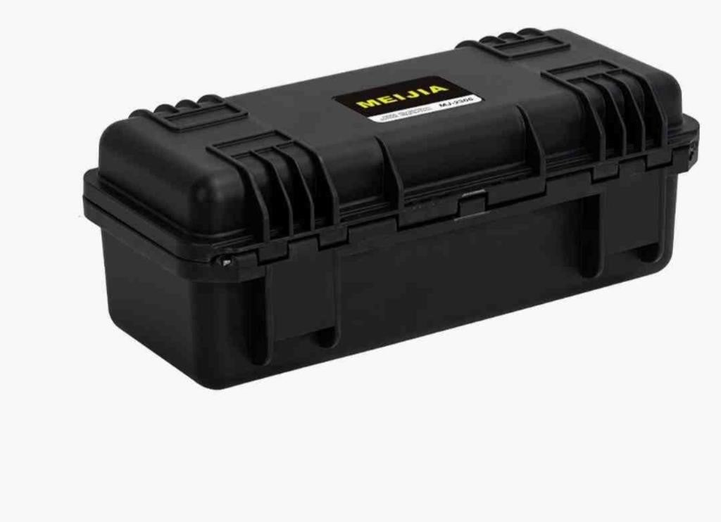 MEIJIA Premium Waterproof Hard Compact Camera Case, 18.3"x8.4"x6.7",Elegant Black
