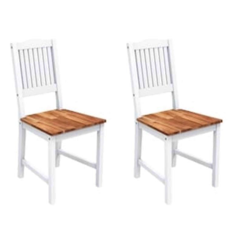 INTERBUILD SWOPPMOKK Dining chairs, Acacia, 2