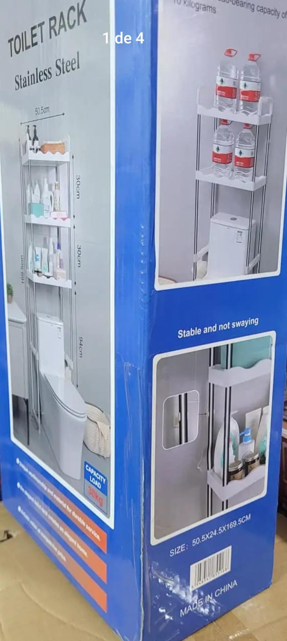 TOILET RACK STAINLESS STEEL