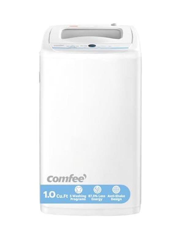 COMFEE' Portable Washing Machine 1.0 Cu.Ft (IEC) Fully Atomatic Ivory White