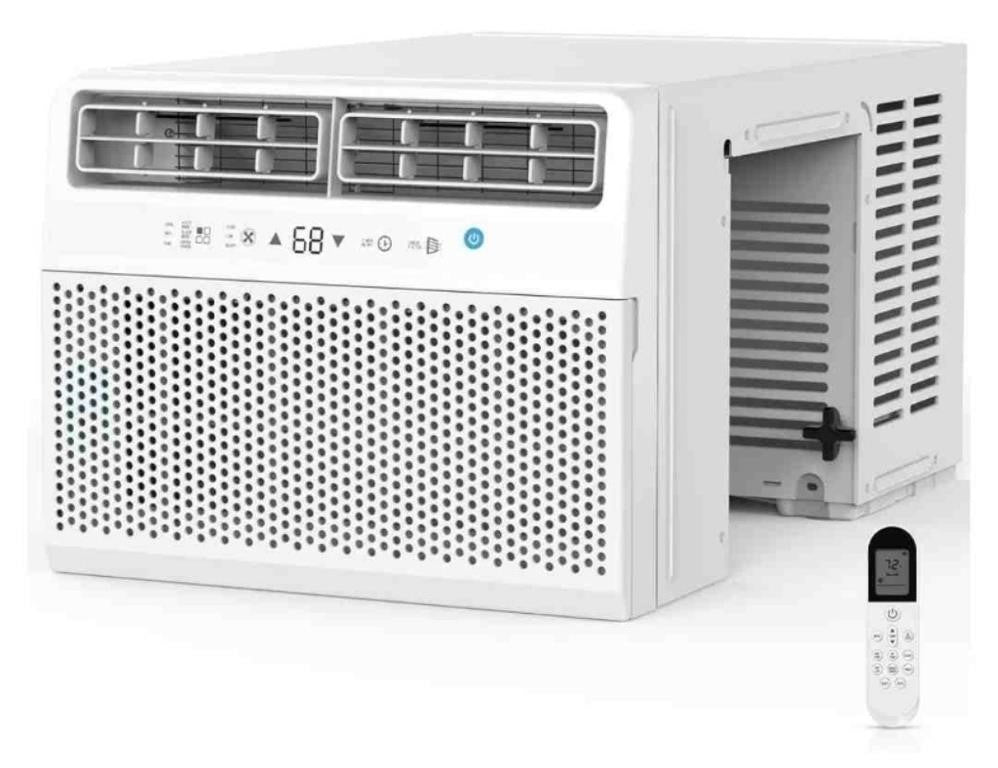 Electactic NCAA-06C/X1E Window Air Conditioners, White 10,000 BTU,