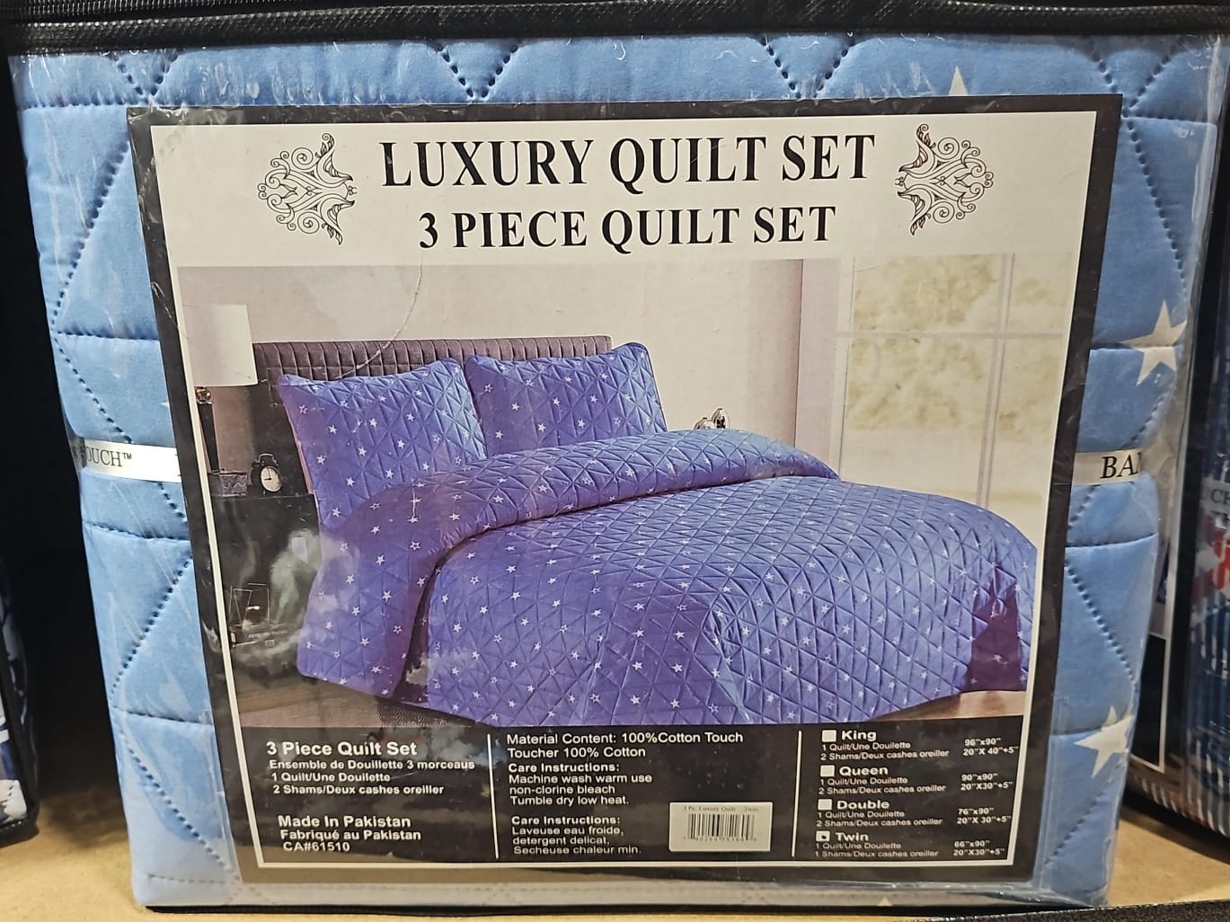 Luxury BEDSPREAD Quilt set-3Pcs set