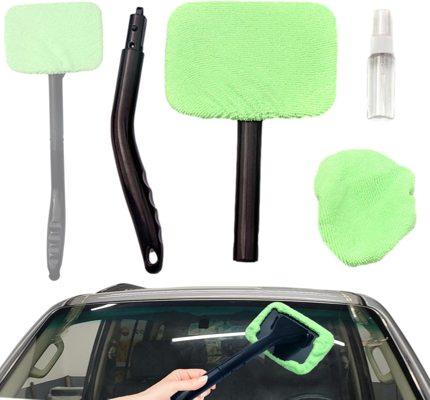 Car Window Wiper Brush - Microfiber Windscreen Cleaning Tool
