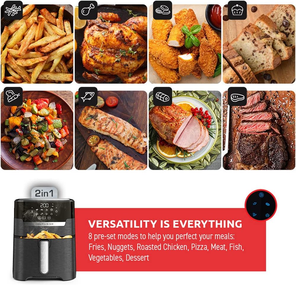 T-Fal Easy Fry And Grill Precision Digital Air Fryer