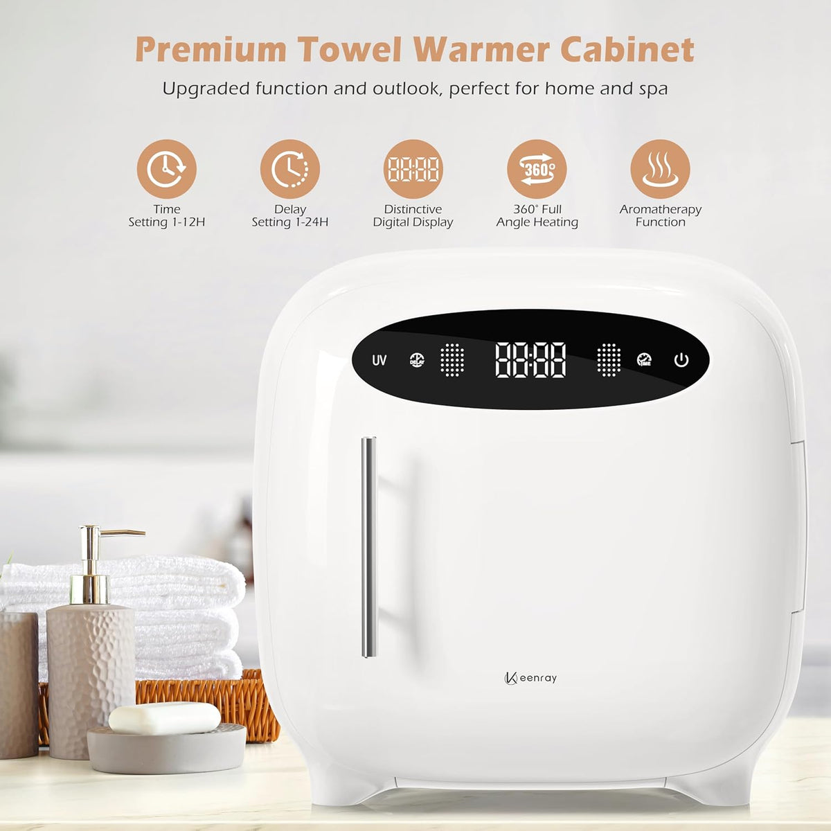 Keenray Spa Towel Heating Cabinet with Digital Display CL9