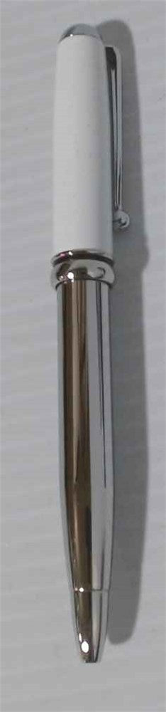 Swank 4185 Classic Finely Crafted Ballpoint Pen White/Chrome