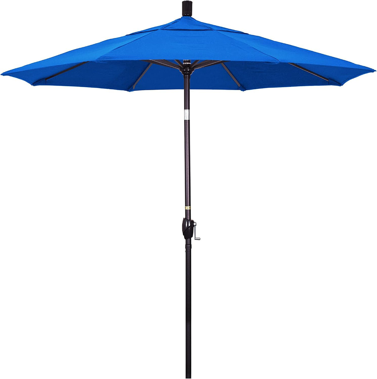 Umbrella 7.5' Round Hardwood Frame Market, Olefin Royal Blue