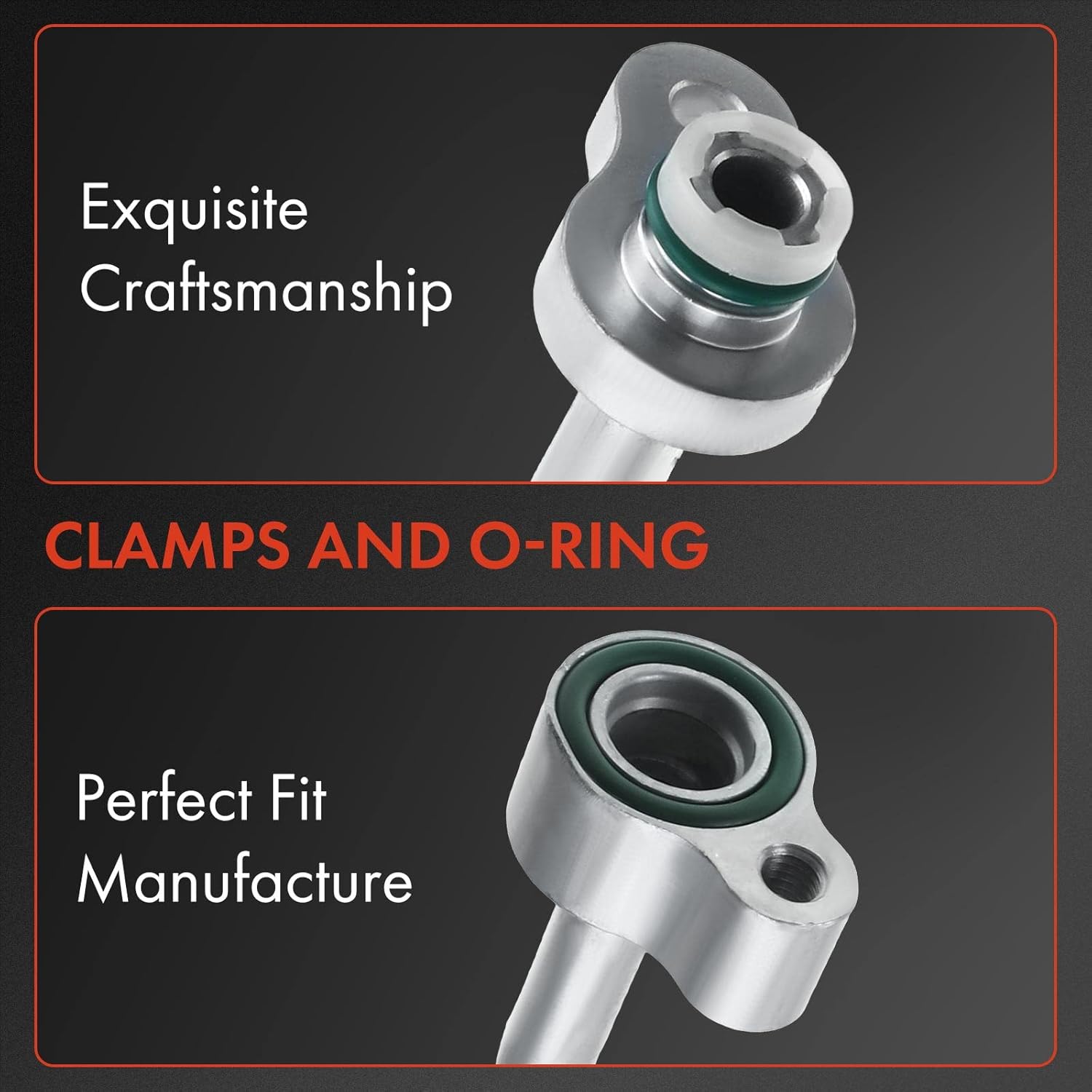 A-Premium A/C Discharge Line Hose Assembly Compatible with Volvo XC90 2007-2014 3.2L