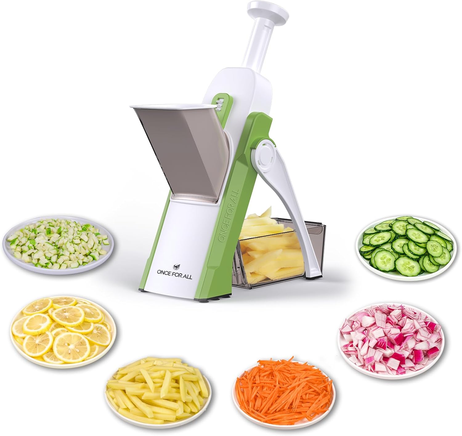 ONCE FOR ALL Safe Mandoline Slicer