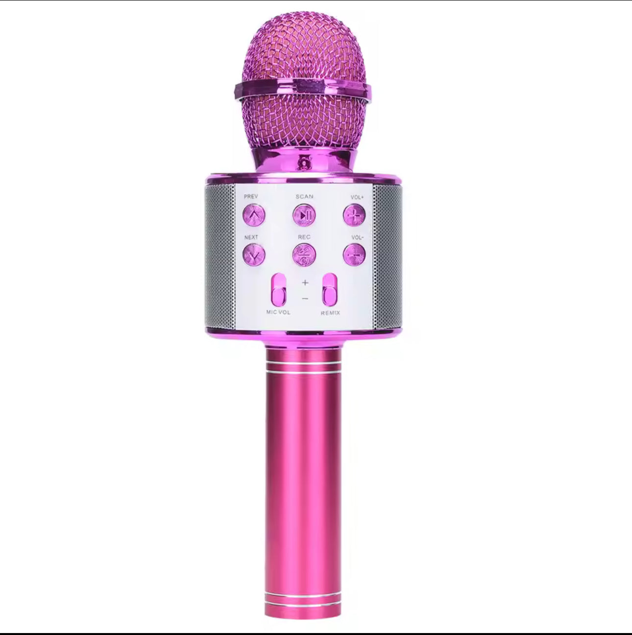 WS858 Portable Bluetooth Karaoke dj Microphone Wireless Professional Speaker Home KTV Handheld Microphone mikr