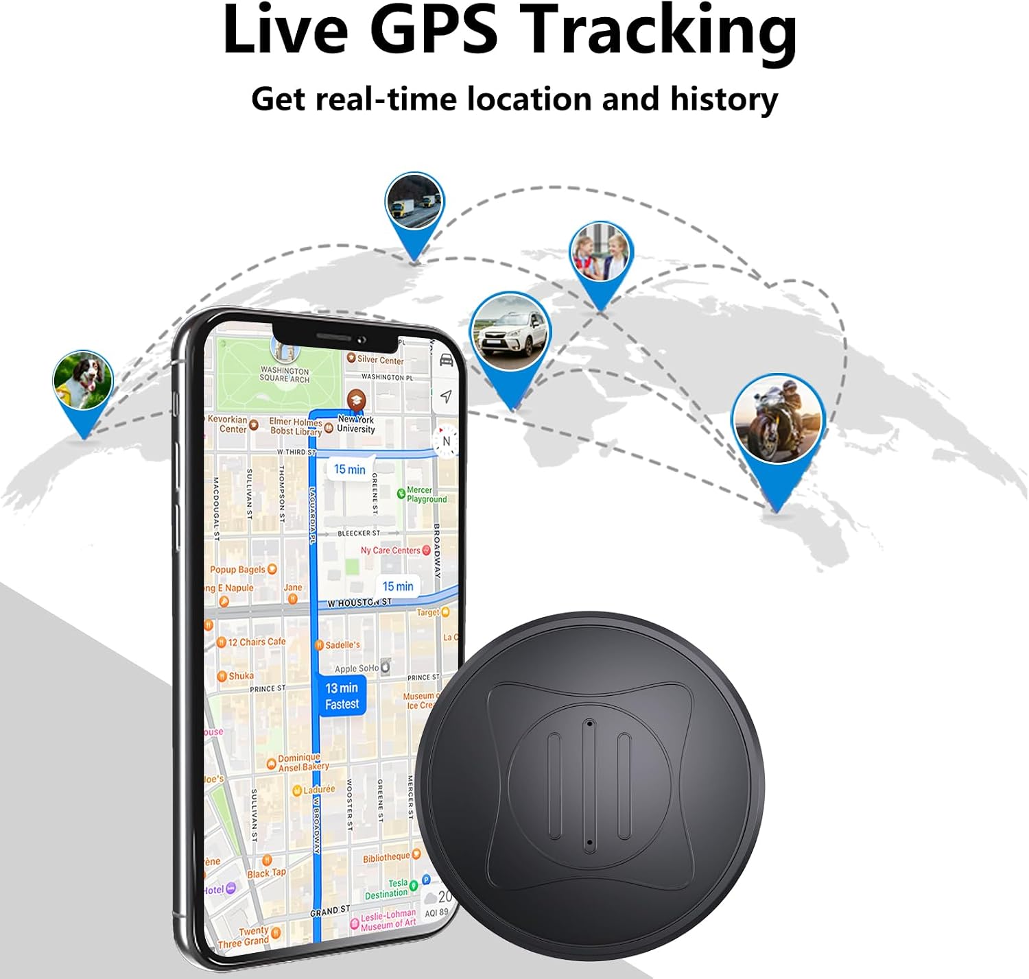 Quvjd GPS Tracker for Dogs