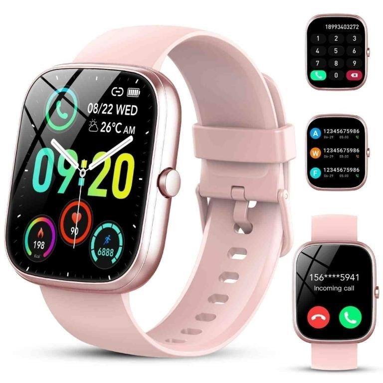 Tikland Smart Watch for Android and iPhone, IP68 Waterproof