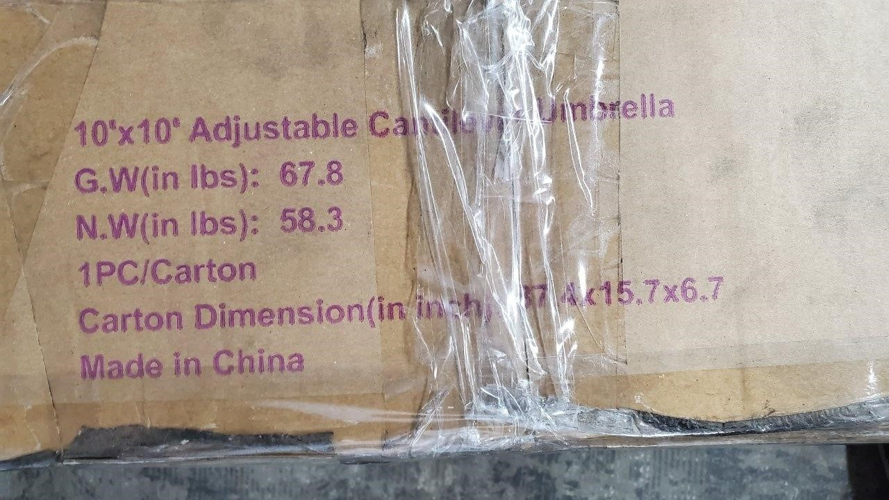 10ft Cantilever Patio Umbrella EN44367