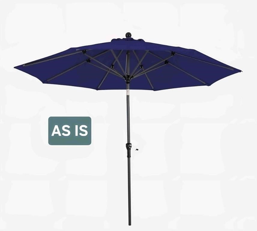Sunvilla Deluxe Sunbrella Market Umbrella, 10ft, Blue