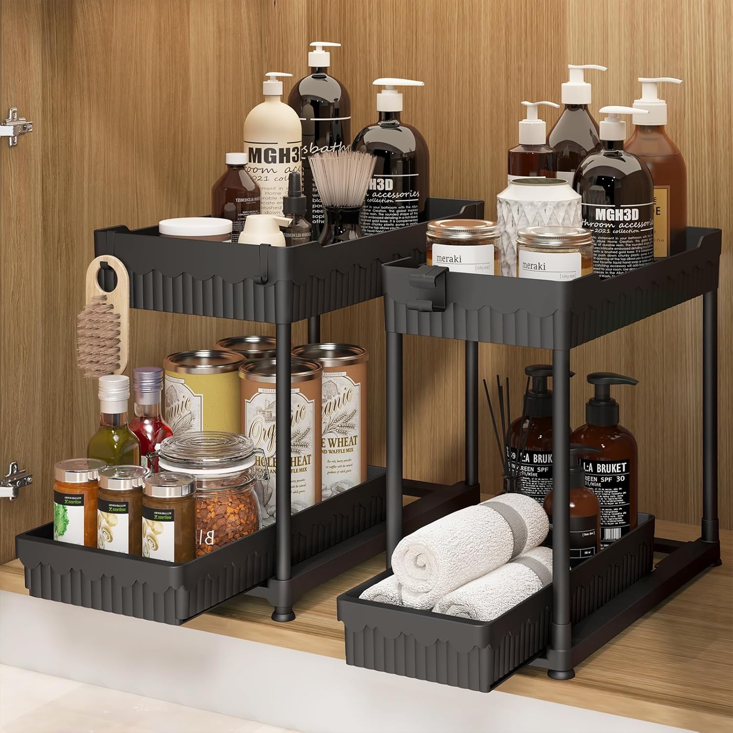 2 Pack Under Sink Organizer and Storage
