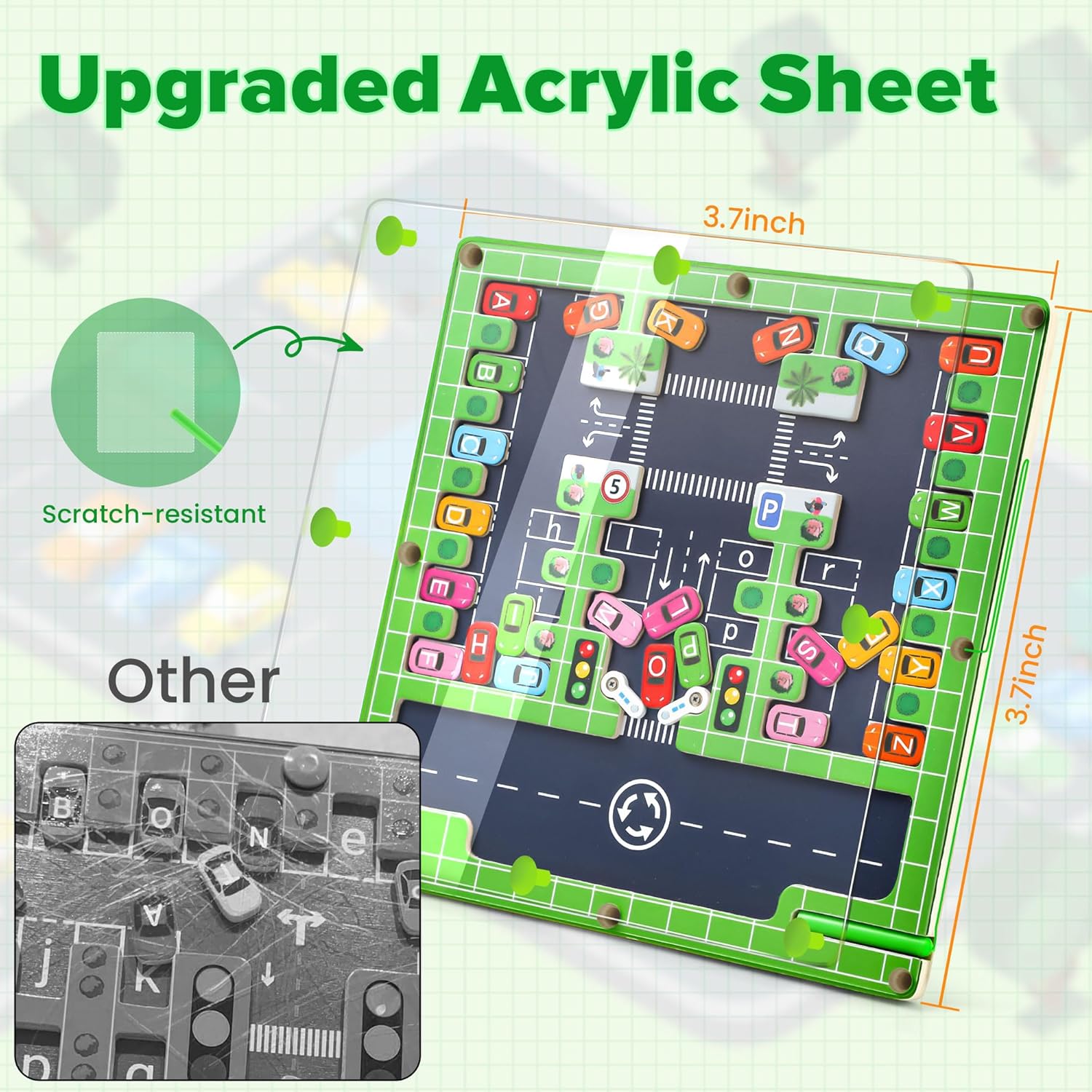Magnetic Alphabet Maze - Montessori Toys for 3 4 5 Year Old