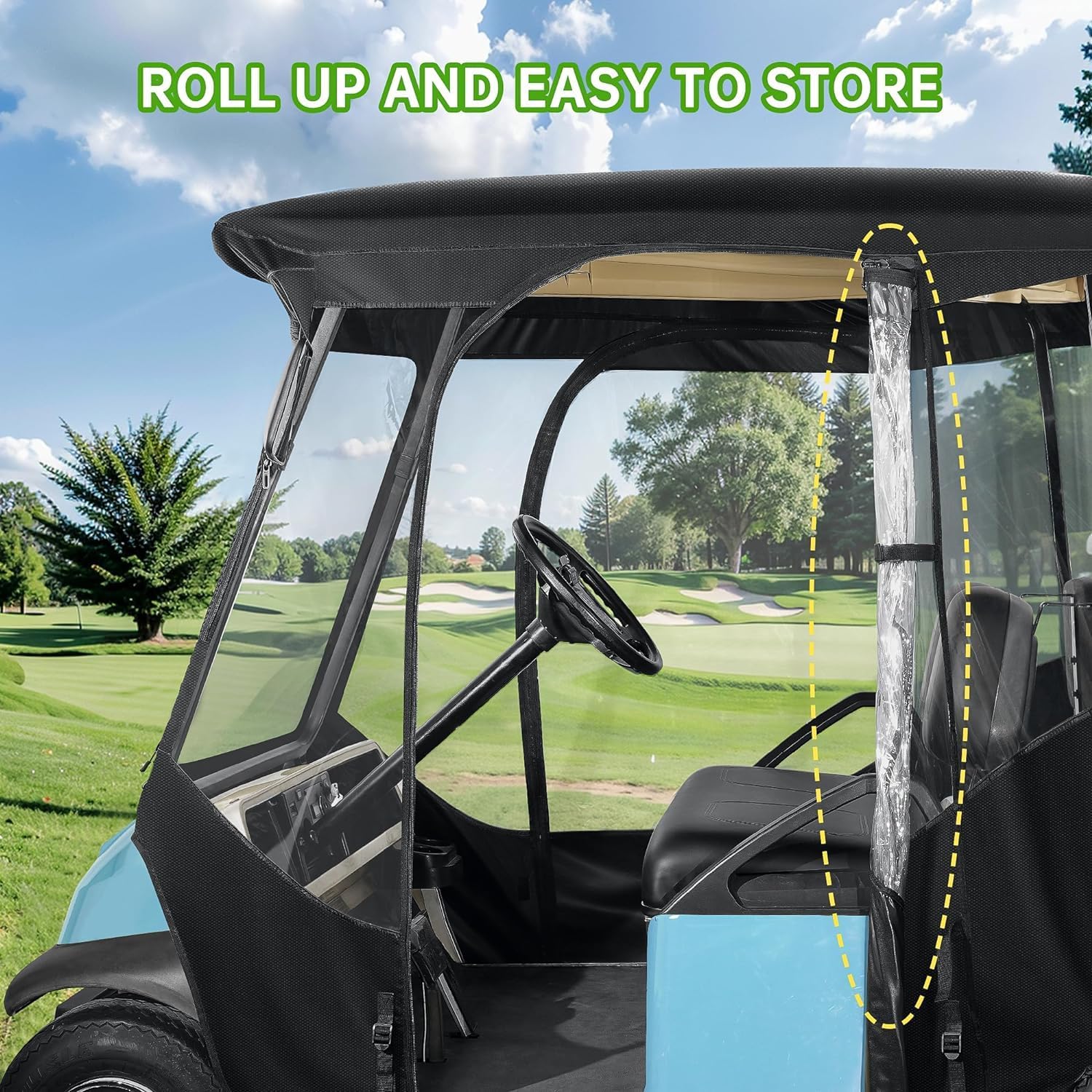Golf Cart Driving Enclosure for Club Car Precedent