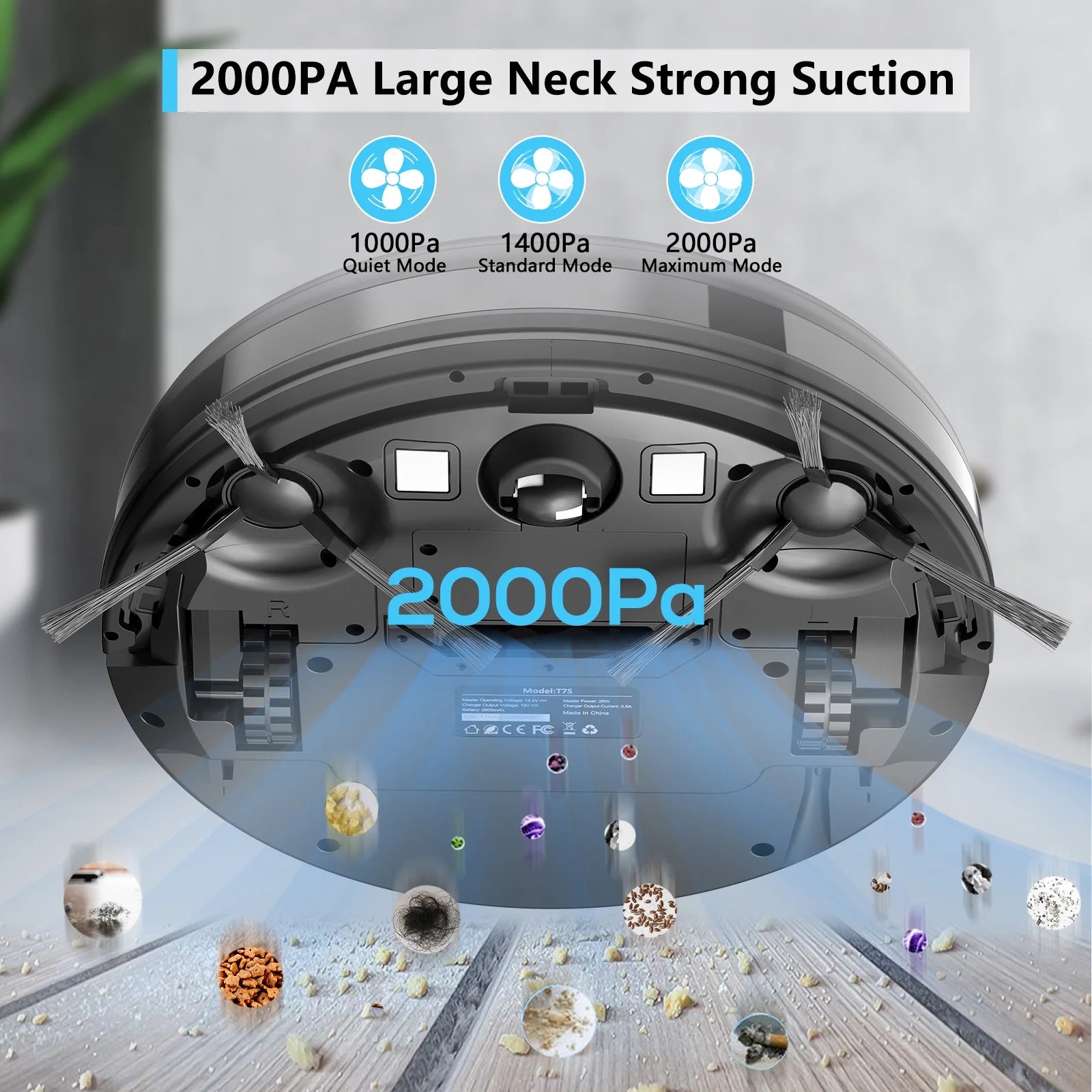 GOOVI Robot Vacuum and Mop Combo, 2 in 1