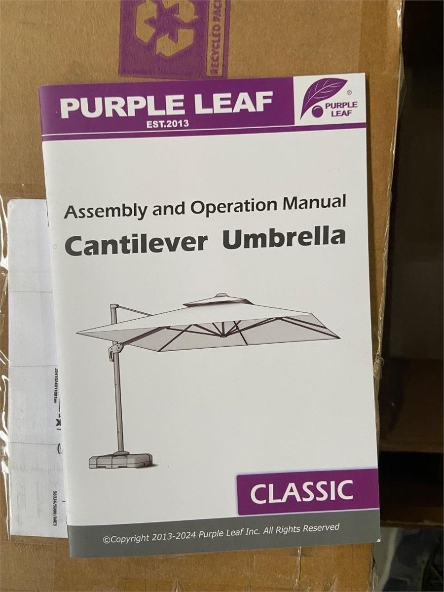 PURPLE LEAF 10ft Patio Umbrella EN44554