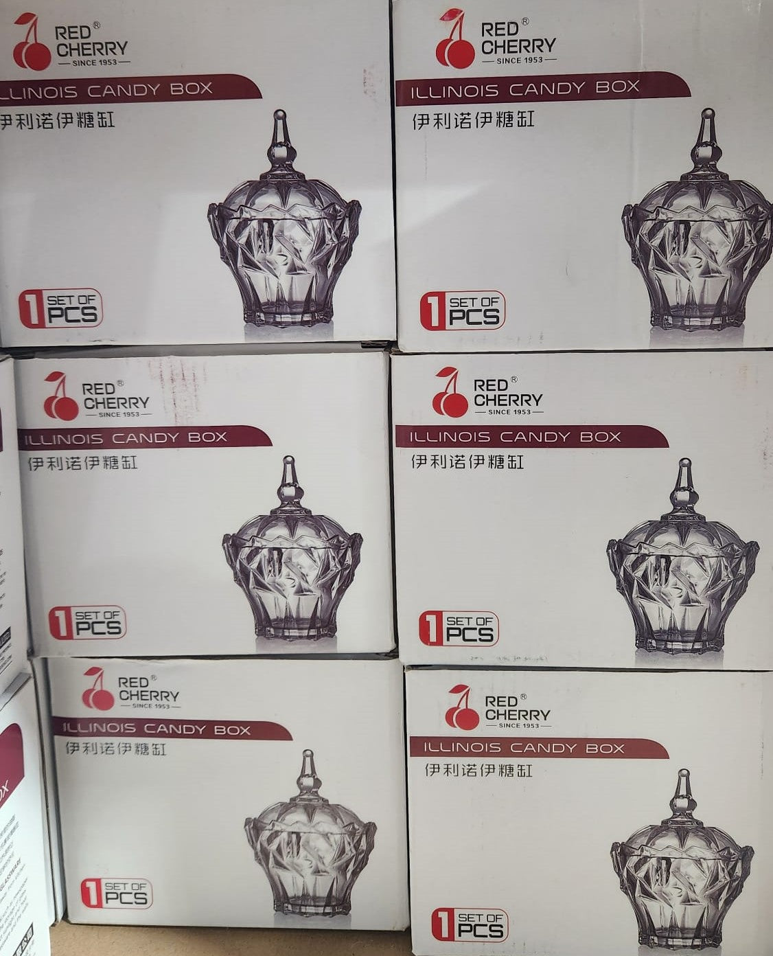 RED CHERRY CANDY BOX