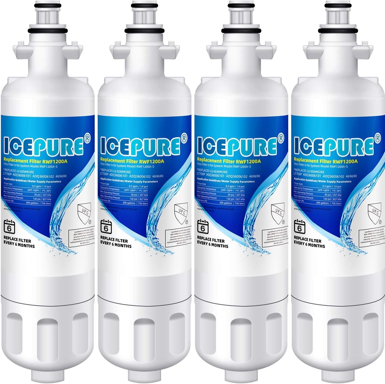 ICEPURE LG LT700P Replacement For Kenmore 9690, R-9690, Kenmoreclear 46-9690, Air Filter