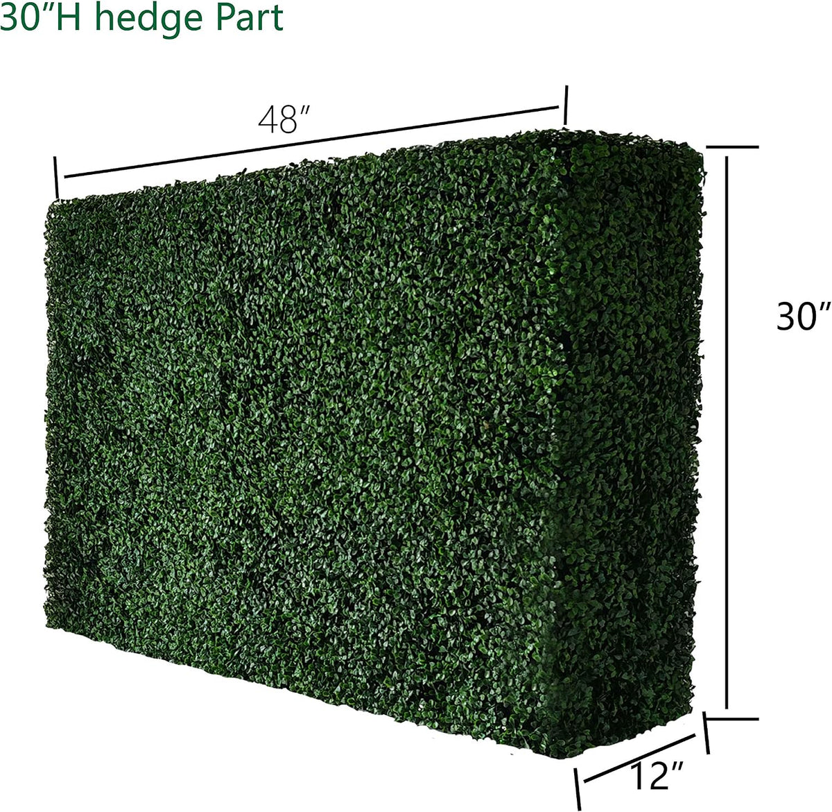 AGPL 30" Hedge Extension Part Box Without TOP Cover Panel (30" H 48" W 12" D)