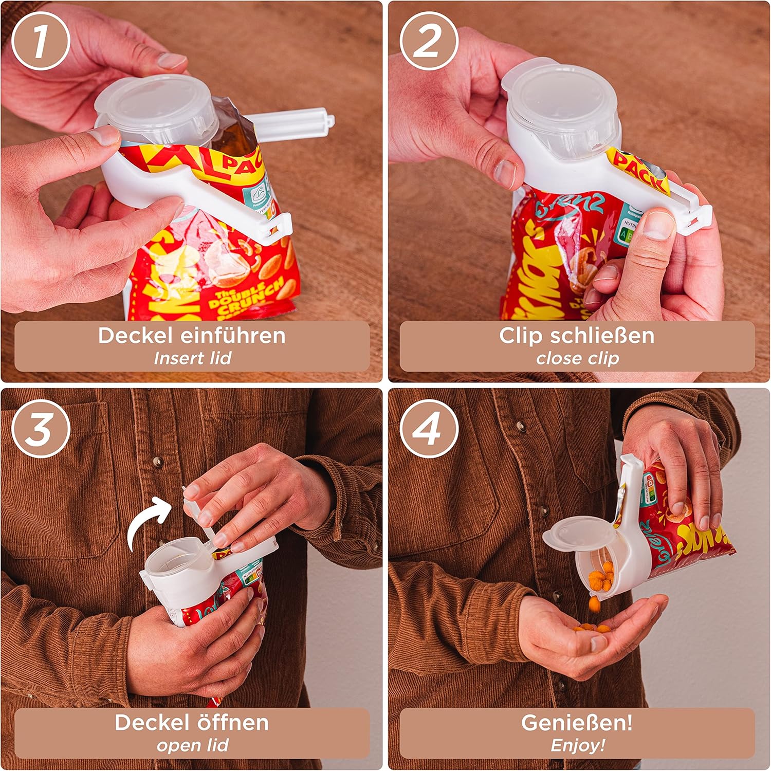 SEALING POUR FOOD CLIP