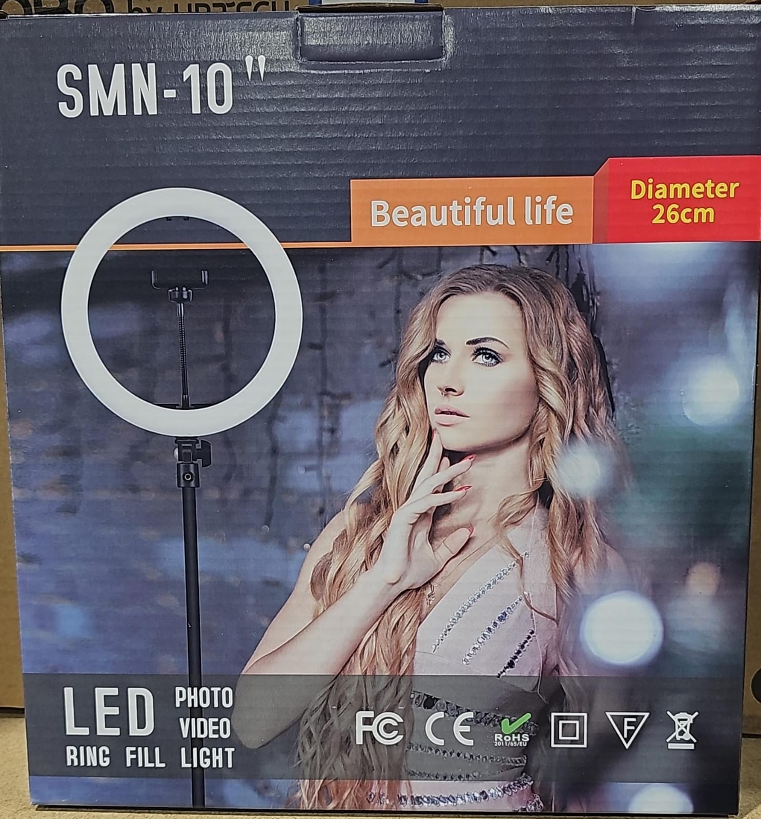 LED ring fill light for photo and video