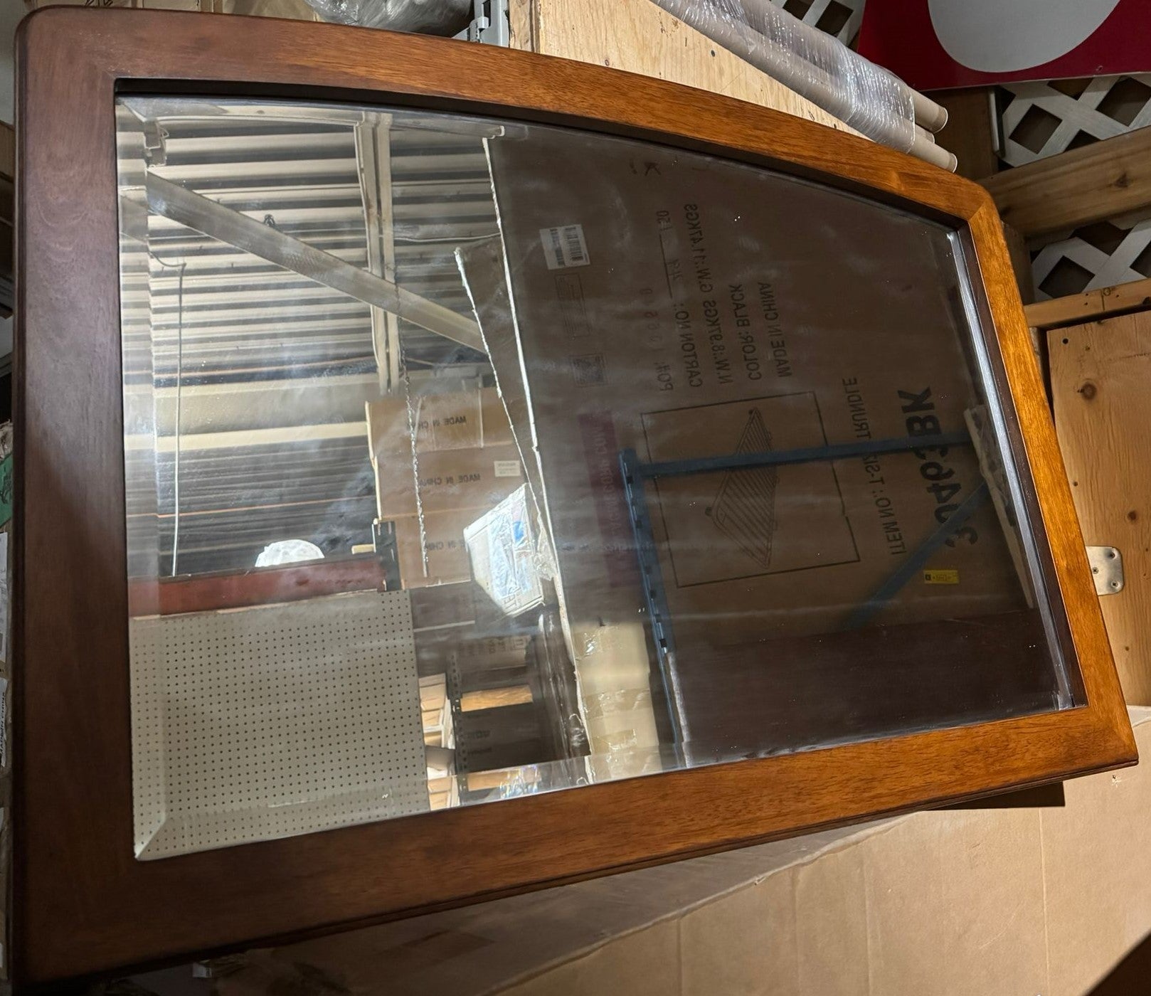 Bevelled Mirror 39"X27".