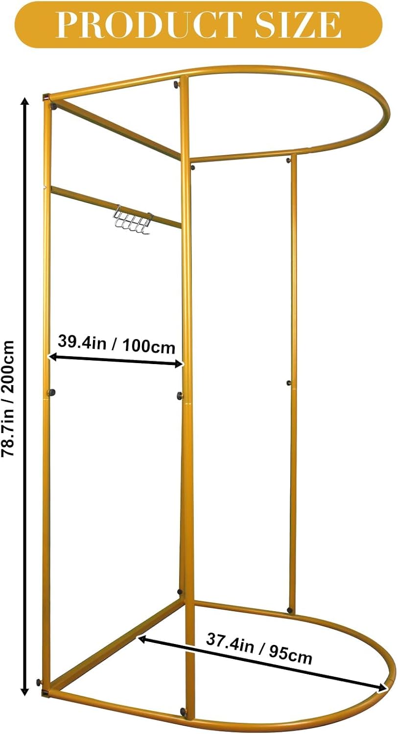 Clothing Store Fitting Room, Portable Changing Room with Shading Curtain