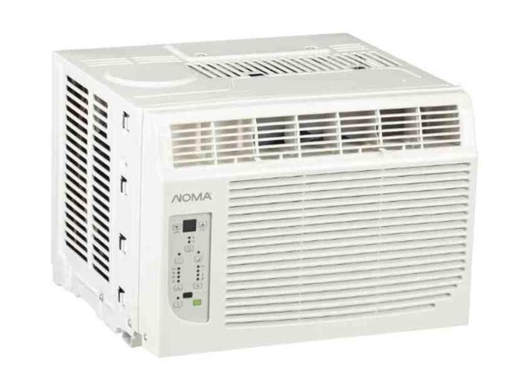 NOMA Digital 2-Way Window Air Conditioner, 6,000-BTU, White