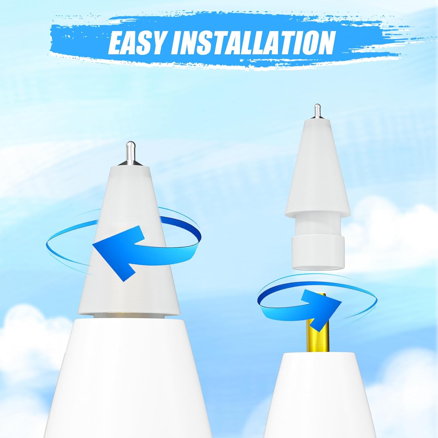 REEYEAR Pencil Tips fit for Apple 2n