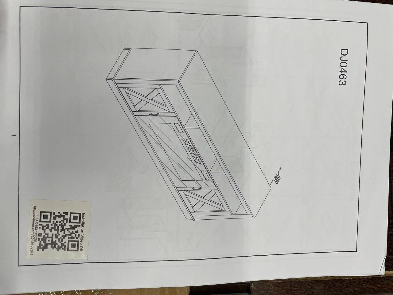 Farmhouse TV Stand EN44263
