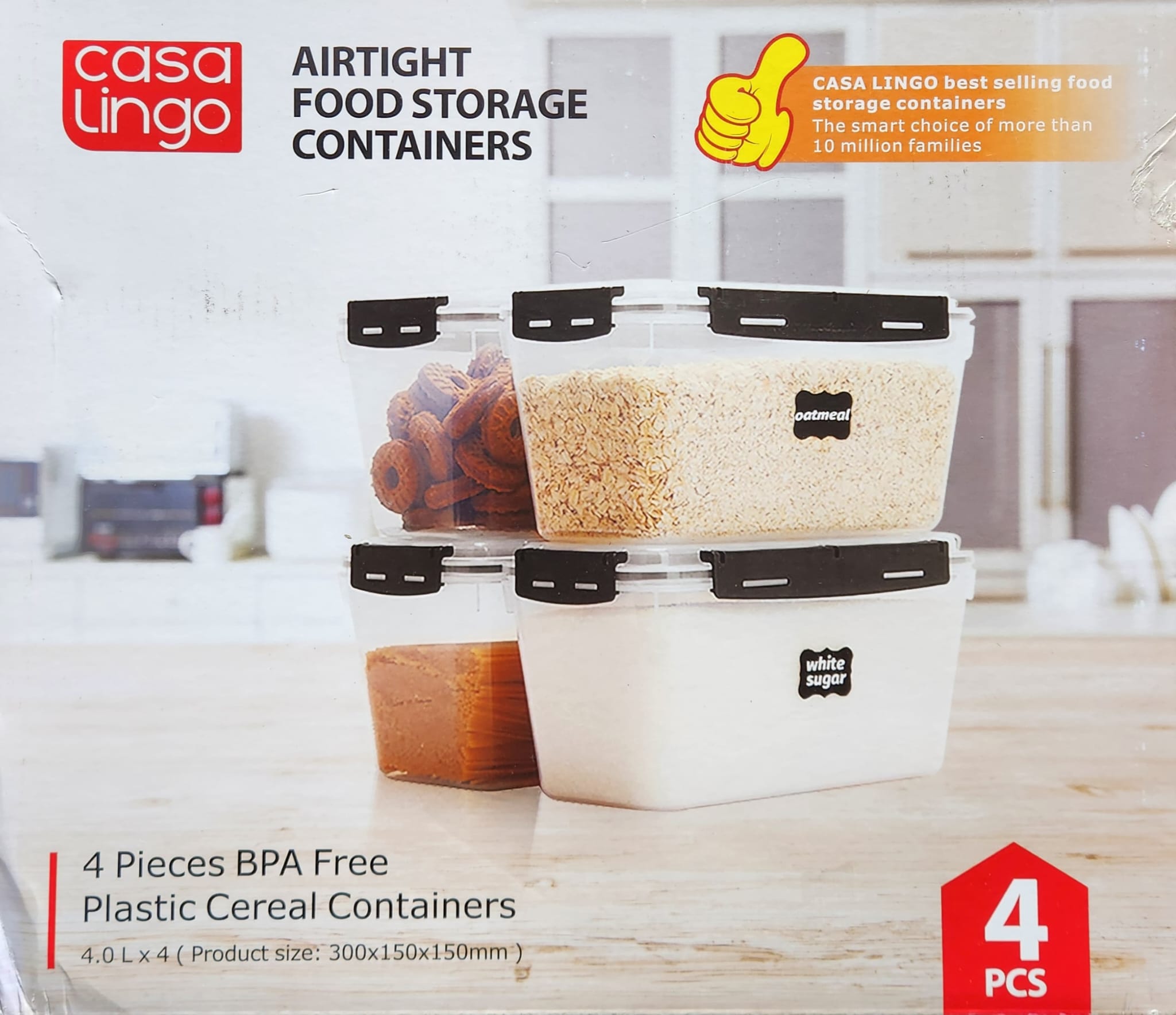CASA LINGO FOOD STORAGE CONTAINERS