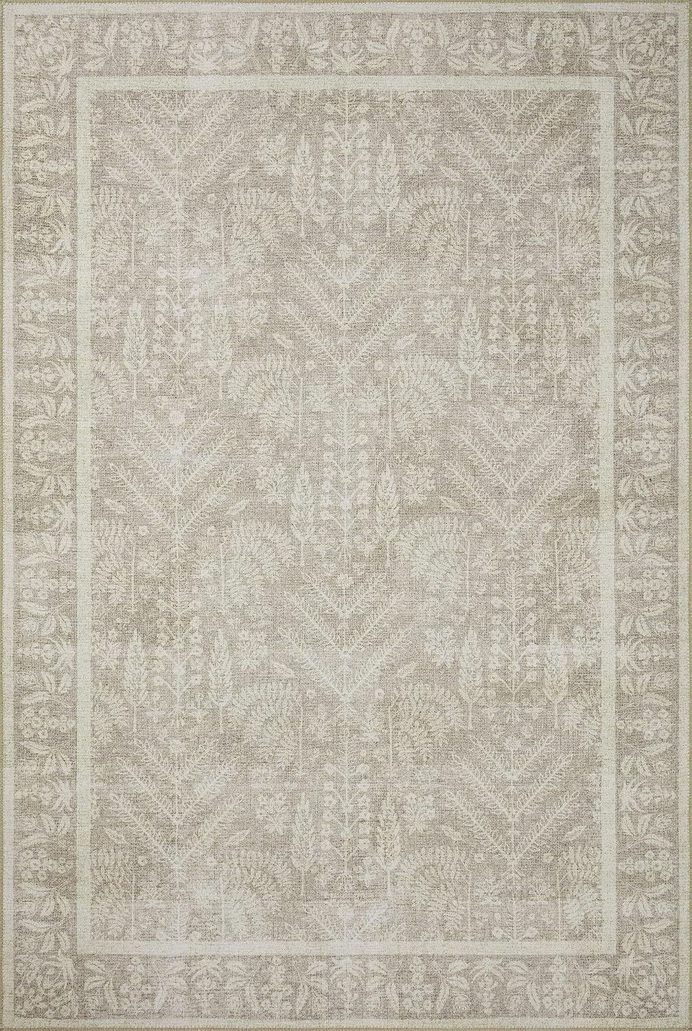 Rifle Paper Co. x Loloi Maison Collection MAO-02 Bough Natural 5'-0" x 7'-6" Area Rug