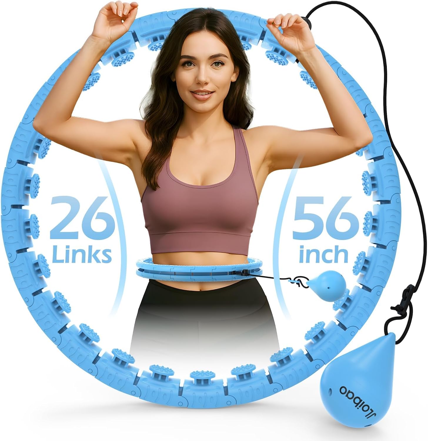 Jloibao Weighted Hula Circle with 26