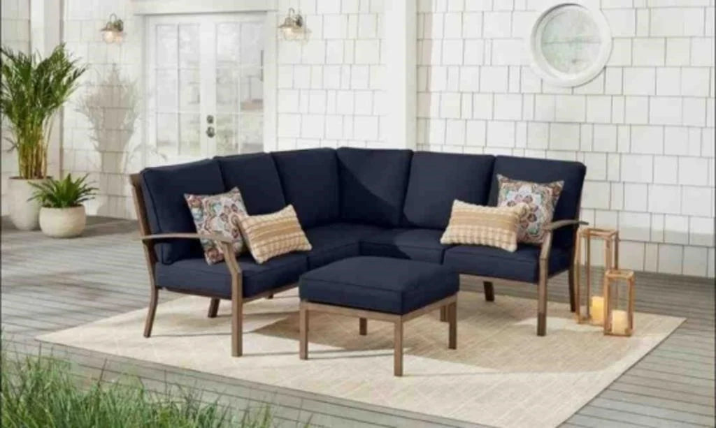 Geneva 6-Piece Brown Wicker Outdoor Patio