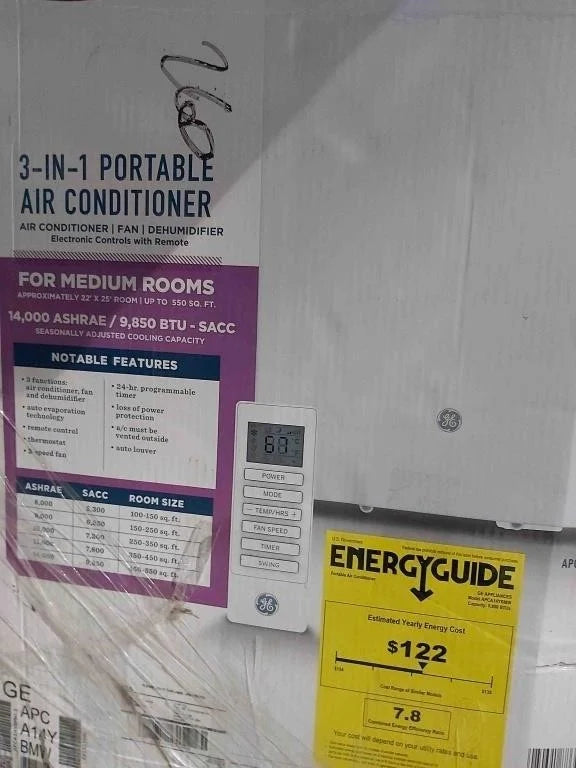 GE 14,000 BTU Portable Air Conditioner