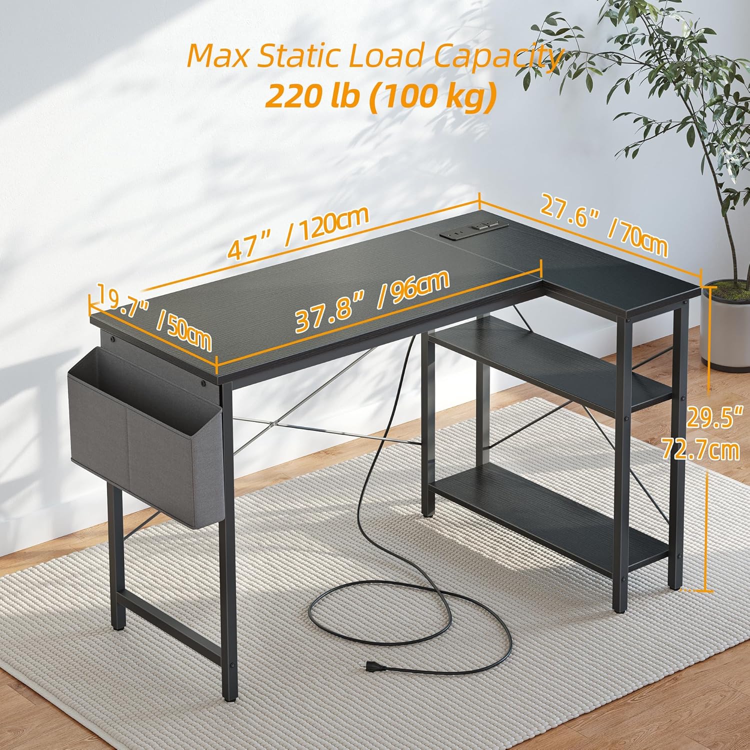 Computer Desk TIQLAB L Shaped